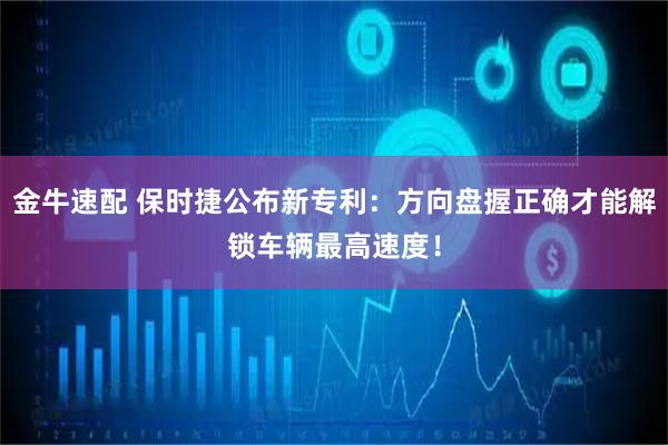 金牛速配 保时捷公布新专利：方向盘握正确才能解锁车辆最高速度！
